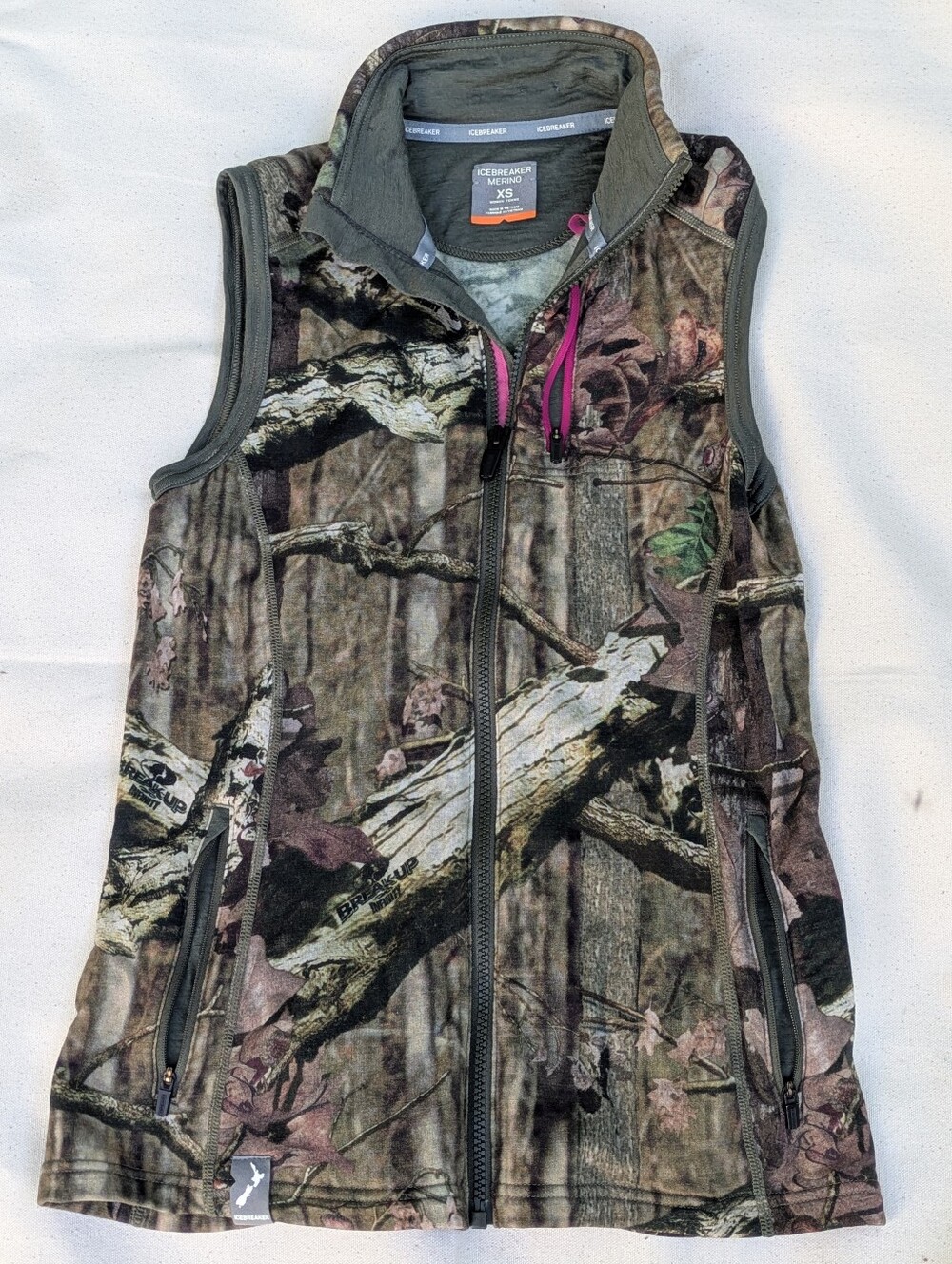 Icebreaker Merino Wool Women's Camo Vest XS